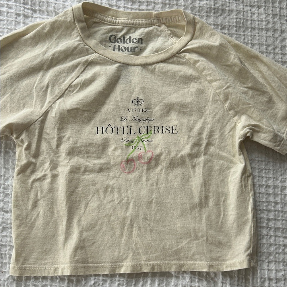 PACSUN CROP TOP BABY TEE